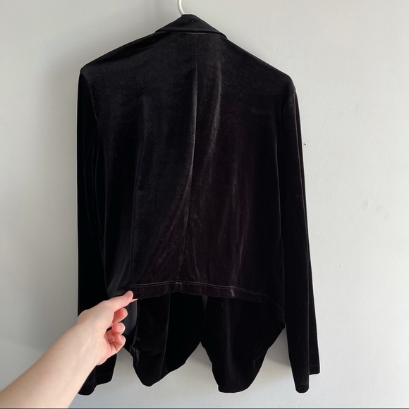 Black velvet blazer, SUZY SHIER - Picture 7 of 9